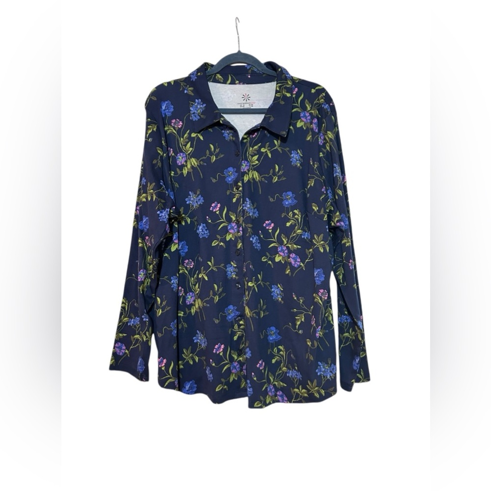 NWOT Isaac Mizrahi Pima cotton shirt